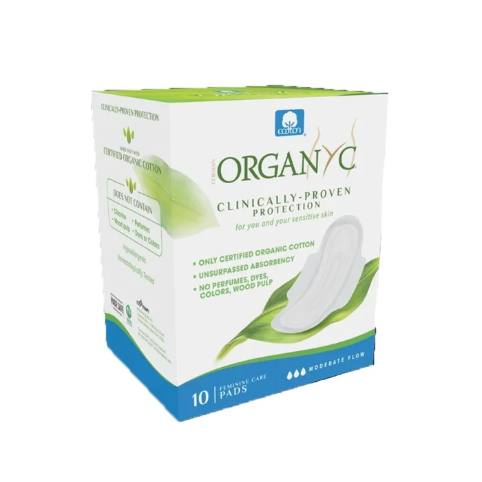 Organyc Organic Cotton Period Pads – Moderate