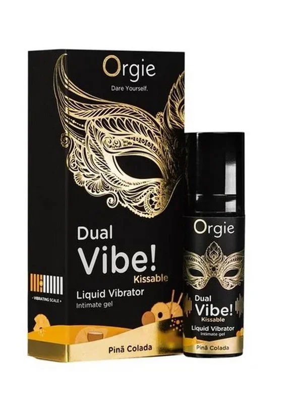 Orgie Dual Vibe Kissable Liquid Vibrator Gel – Pina Colada