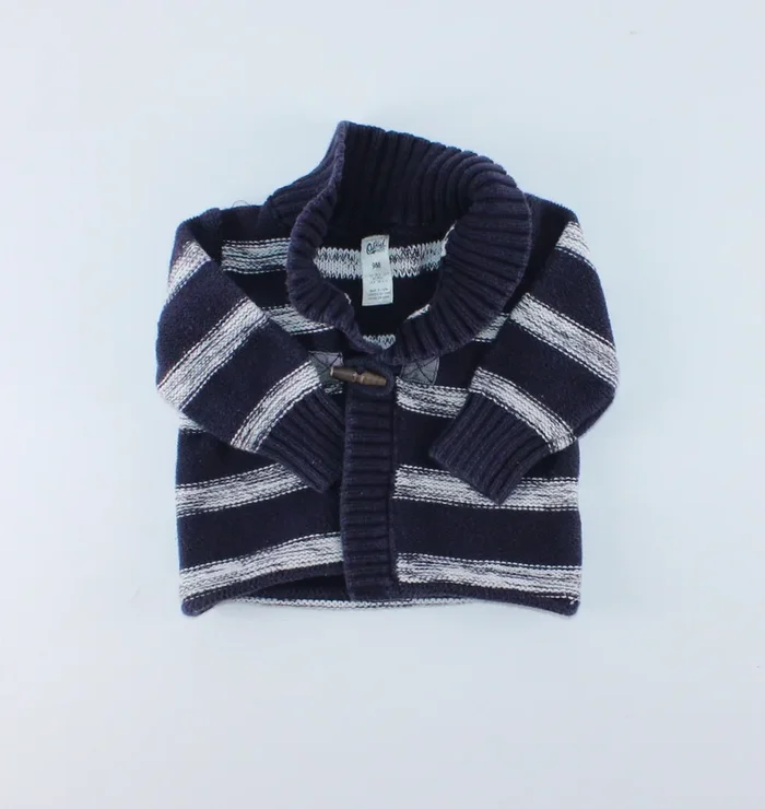 OSH KOSH SWEATER NAVY 9M PRE-LOVED