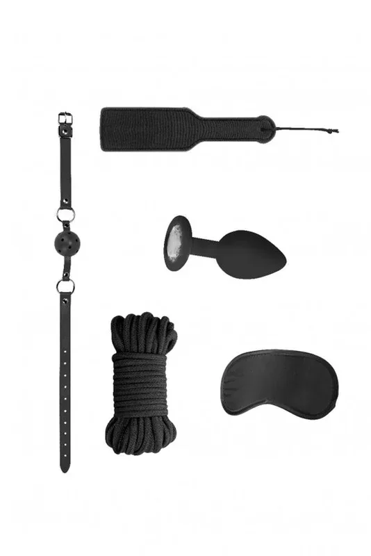 Ouch by Shots Toys – Introductory Bondage Kit 5 – Black