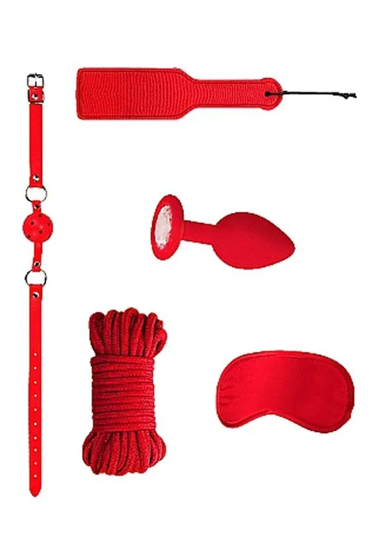 Ouch by Shots Toys – Introductory Bondage Kit 5 – Red
