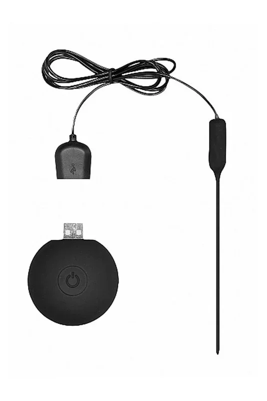 Ouch by Shots Toys – Remote Control Urethral Plug – Black