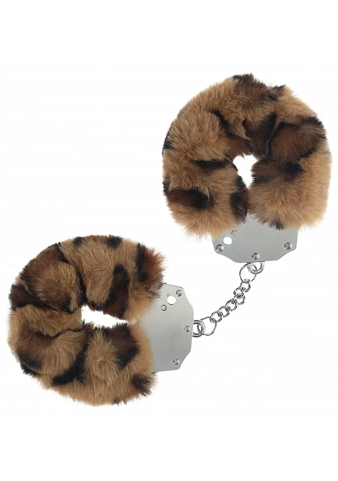 Ouch! Heavy-Duty Fluffy Handcuff Leopard