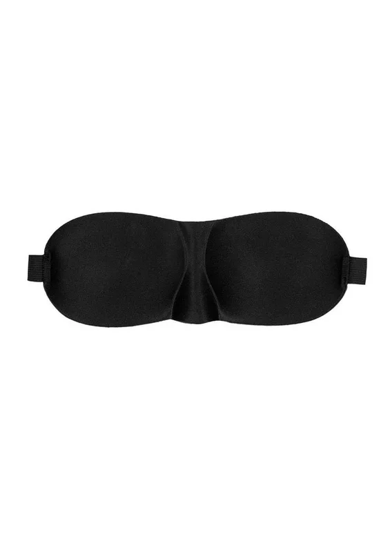 Ouch! Satin Curvy Eye Mask with Elastic Straps