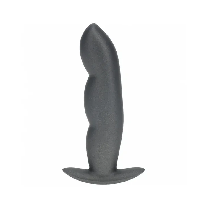 Ouch! Smooth Silicone Finger Anal Plug 4.6 in