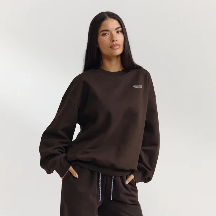 Oversized Jumper – Dark Chocolate