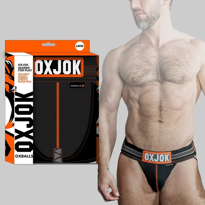 Oxballs Oxjok Slingjock Jockstrap Black Iron