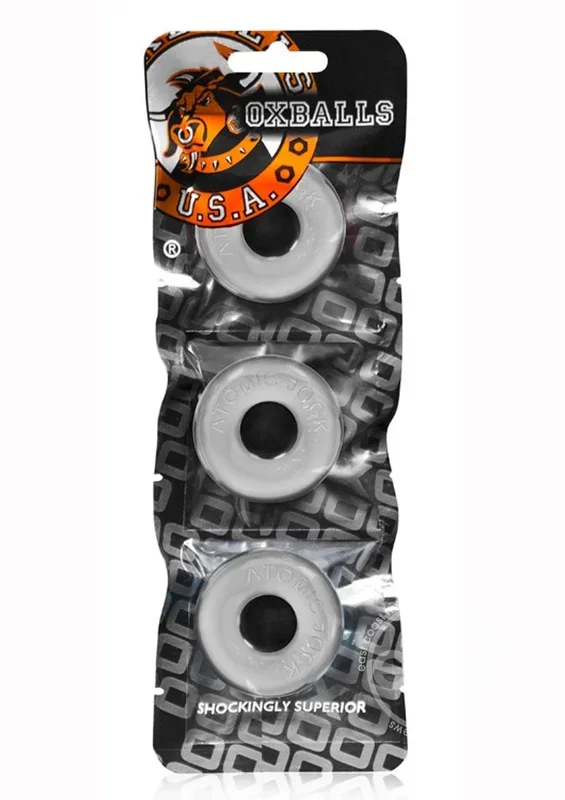 Oxballs Ringer Donut Cock Ring (3 Pack) – Clear