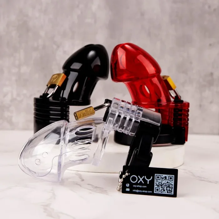 P6 – chastity Cage – Anneaux auto-ajustables – 3 couleurs