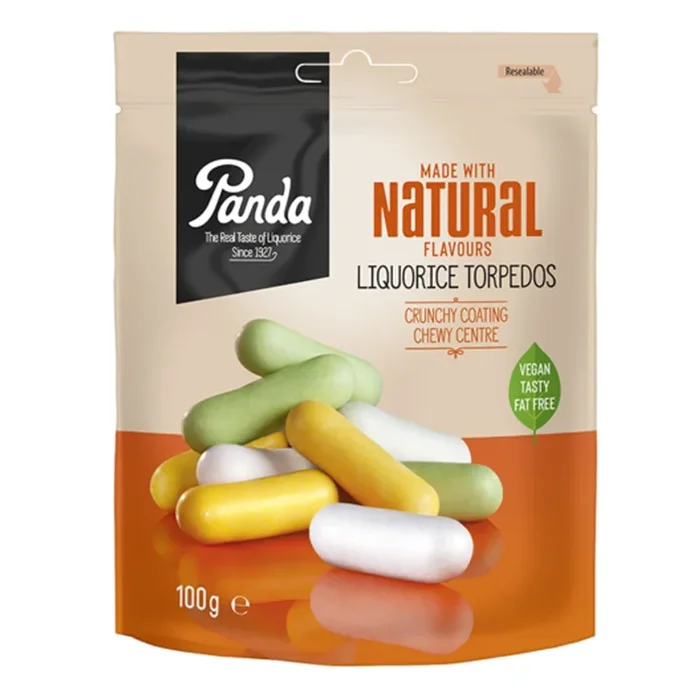 Panda Natural Liquorice Torpedos