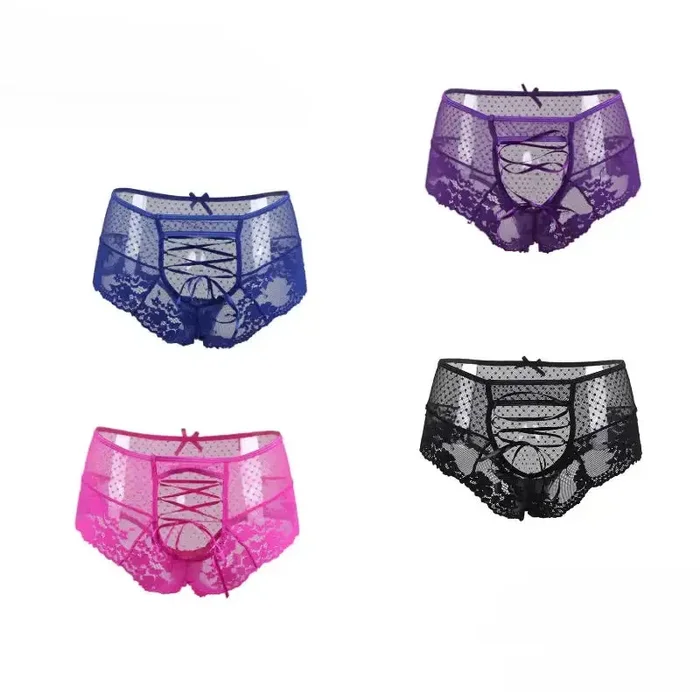 Panties – 4 in 1 Sexy High Waist Lace Strappy Panties
