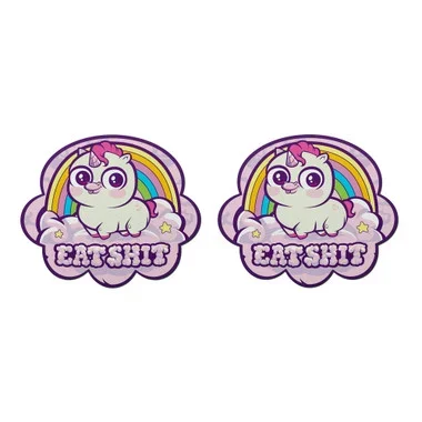 Pastease Scummy Bears Rainbow Unicorn Cloud Emoji Nipple Pasties