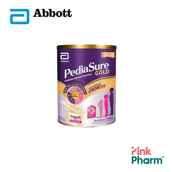 Pediasure Gold w PeptiGro Sucrose Free (850g)