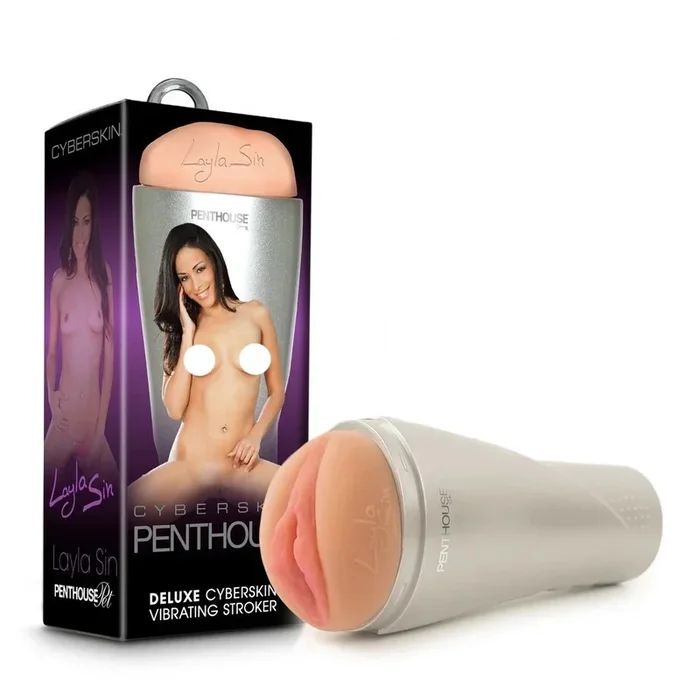 Penthouse Deluxe Cyberskin Vibrating Stroker Layla Sin