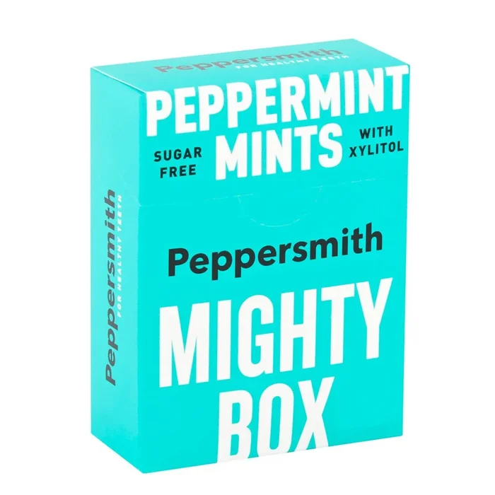 Peppersmith English Peppermint Xylitol Mints – Mighty Box