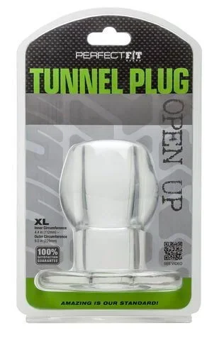 Perfect Fit Tunnel Plug XL Black – Innovative Butt Plug with a Twist