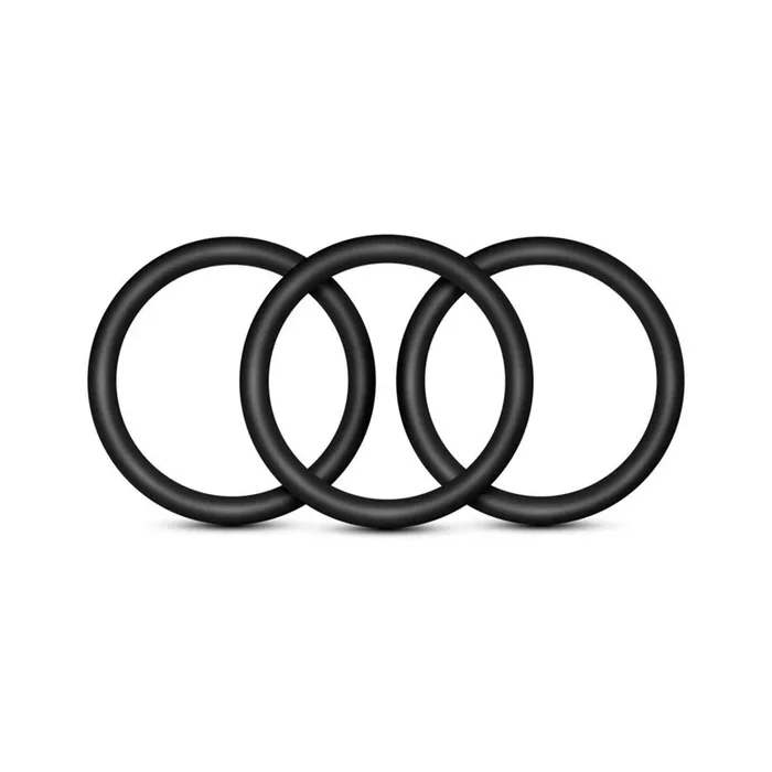 Performance – VS1 Pure Premium Silicone Cock Rings – Medium – Black