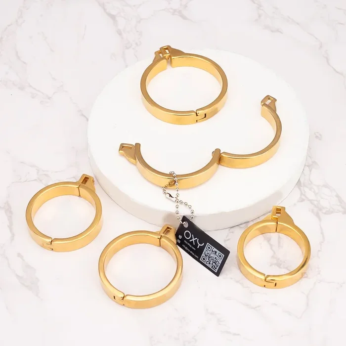 ★Pezzo di ricambio: anello piatto di ricambio in oro 24 carati