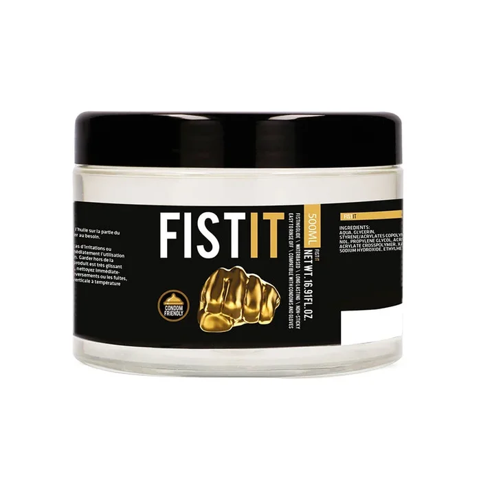 Pharmquests Fist-It – Water Based Lubricant – 500 ml Tub