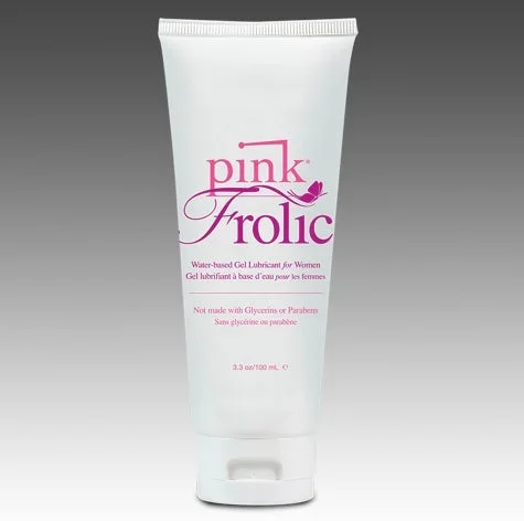 Pink Frolic Gel Lubricant – 3.3 oz Flip Top Tube