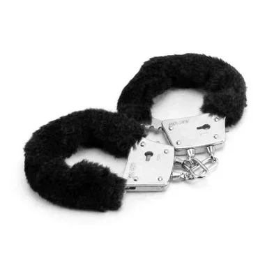 Pipedream Toys Fetish Fantasy Series Beginner’s Adjustable Locking Furry Cuffs Black