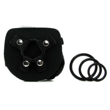 Pipedreams Basix Rubber Worx Universal Plus Size Strap-On Harness with O-Rings