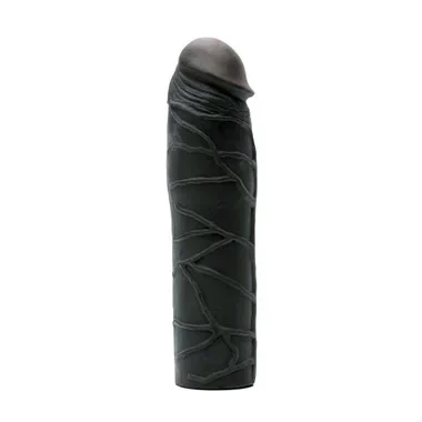 Pipedreams Fantasy X-tensions Fanta Flesh Mega 3 inch Penis Extension Sleeve Black