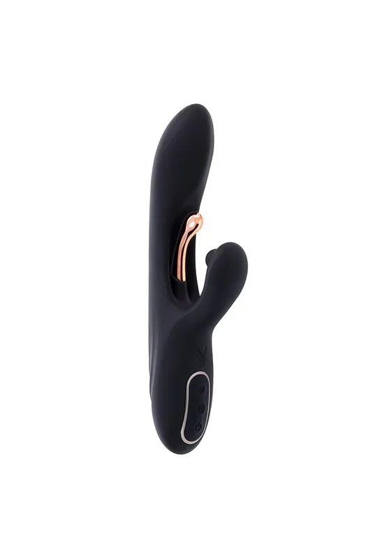 Playboy – Aureus G-Spot Tickling Rabbit Vibrator – Black