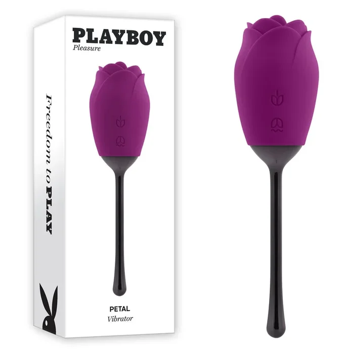 Playboy Pleasure PETAL – Purple USB Rechargeable Flicking Stimulator