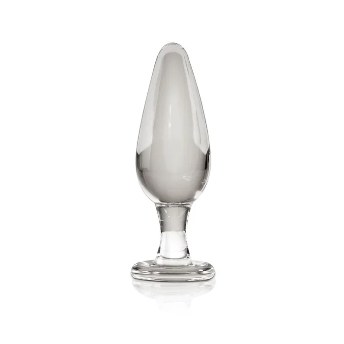 Plug anal en verre transparent Icicles No. 26