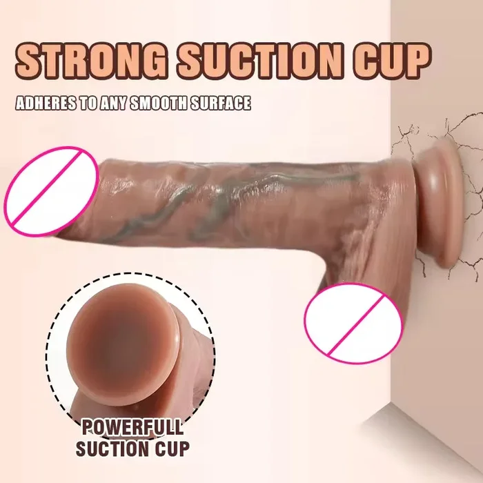 Plug anal gode réaliste – 8,66 pouces énorme gode anal vagin masseur de prostate