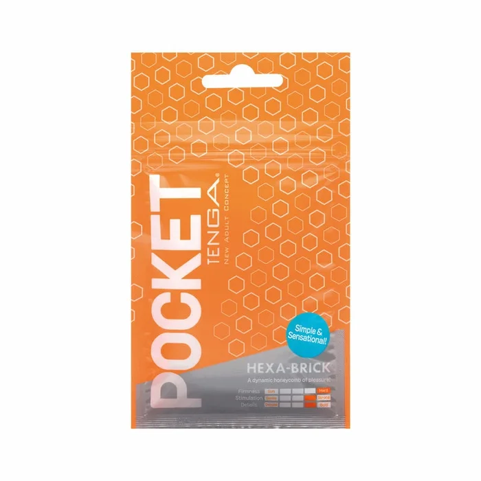 Pocket TENGA Hexa Brick Masturbator Sleeve