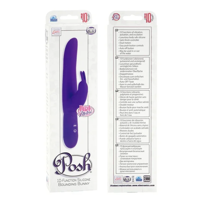 Posh 10 Function Bounding Bunny Purple