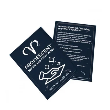 Promescent Before & After Alcohol-Free Personal Cleansing Wipes 40 Count Box