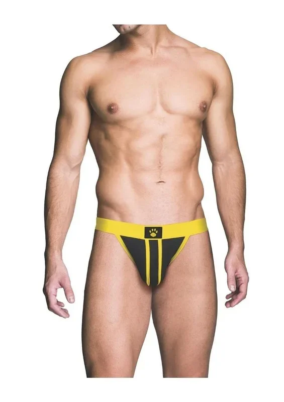 Prowler Red Ass-Less Jock – Medium – Yellow/Black