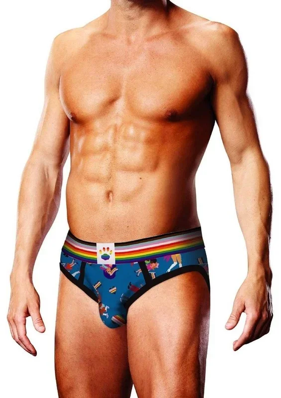 Prowler Spring/Summer 2023 Pixel Art Gay Pride Collection Brief – XLarge – Blue/Multicolor