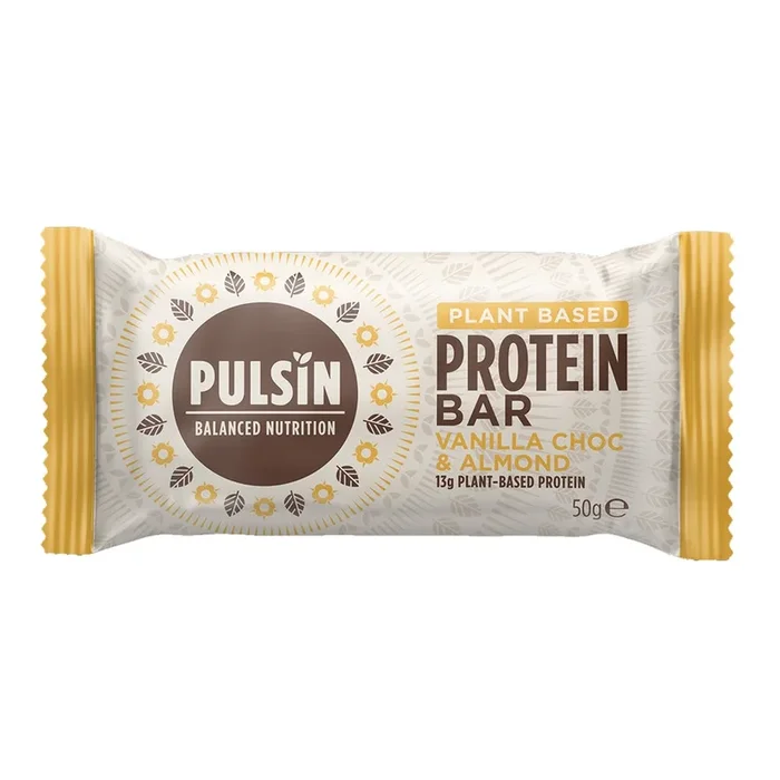Pulsin Vanilla Choc & Almond Protein Bar