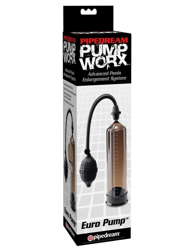 Pump Worx Euro Pump Advanced Penis Enlargement System Manual Penis Pump