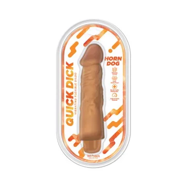 Quick Dick Horn Dog Vibrating Dildo