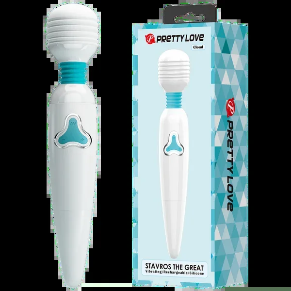 Rechargeable Wand – Cloud (White/Blue)