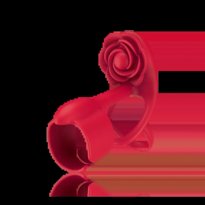 REDMII ROSALIA – 3 in 1 Vibrating Penis Ring with 10 Vibration, Rose Shaped Female Clitoral Stimulator Vibrators with Remote
