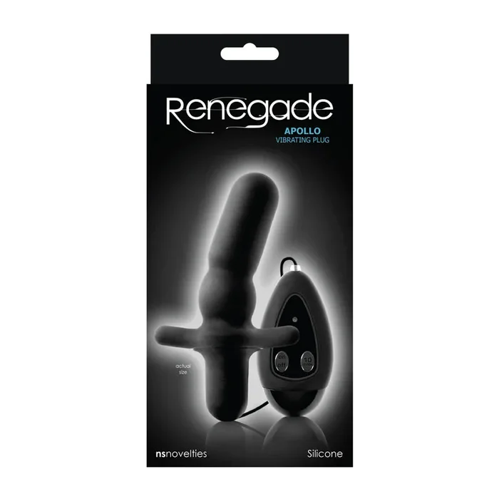 Renegade Apollo Vibrating Plug Black