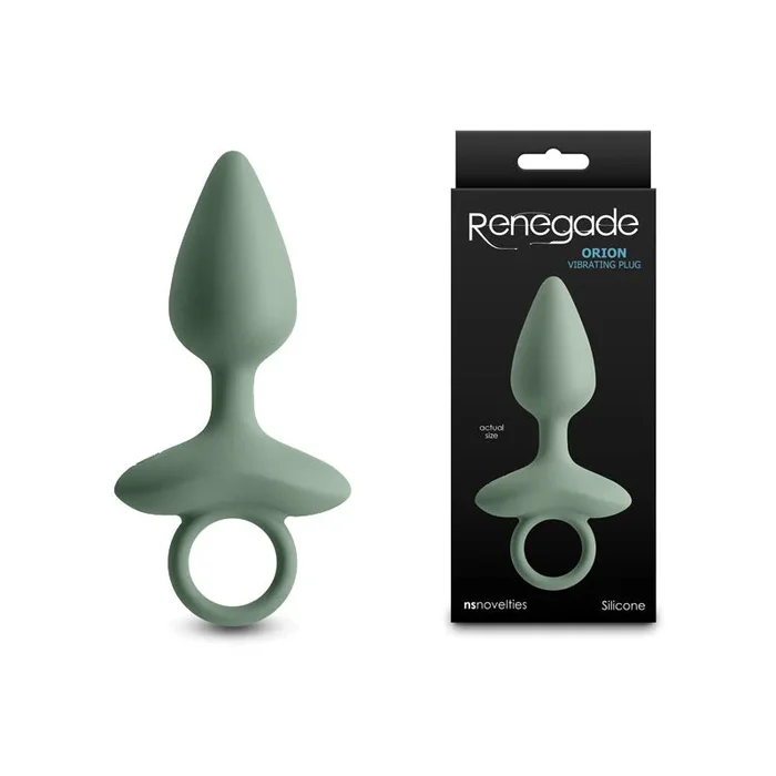 Renegade Orion – Sage – Green 13 cm USB Rechargeable Vibrating Butt Plug