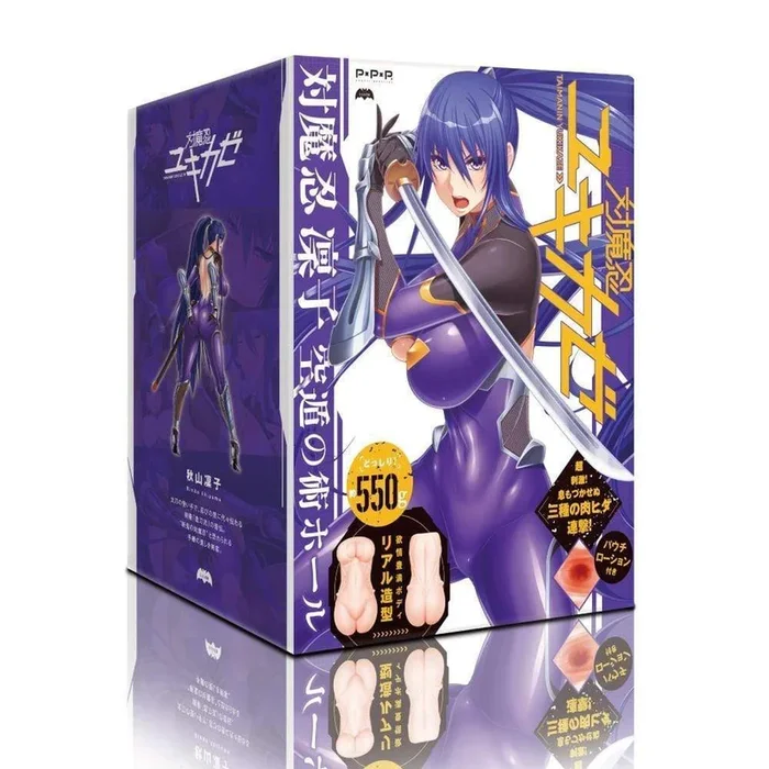 日本 PPP-秋山R子Taimanin Yukikaze 環狀凸點通道自慰器（米色）