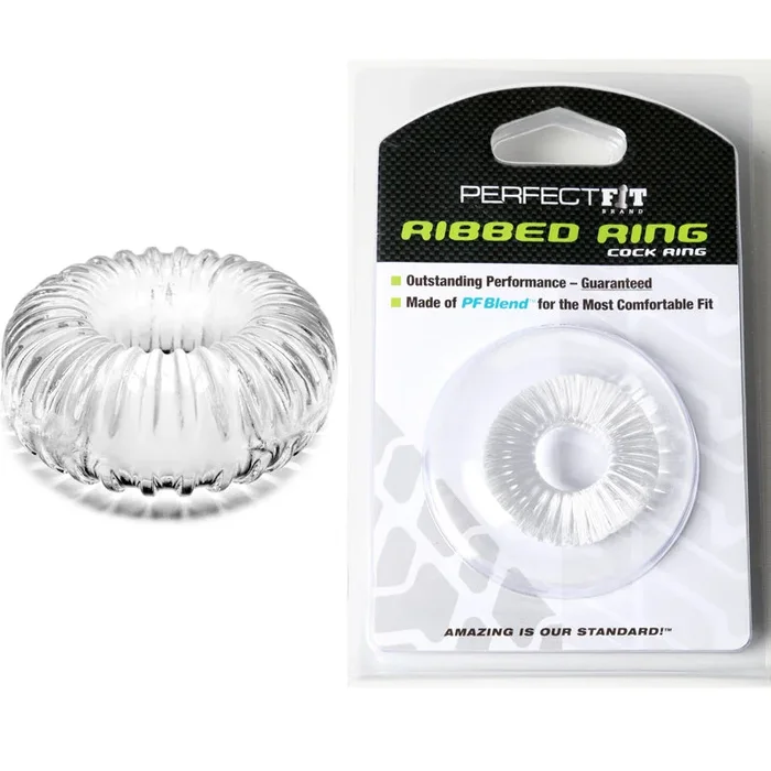 Ribbed Ring – Clear
