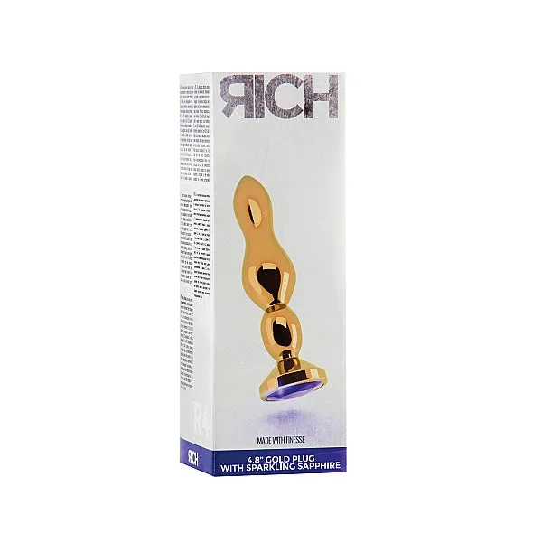 Rich R4 Gold Plug 4.8″ Purple Sapphire