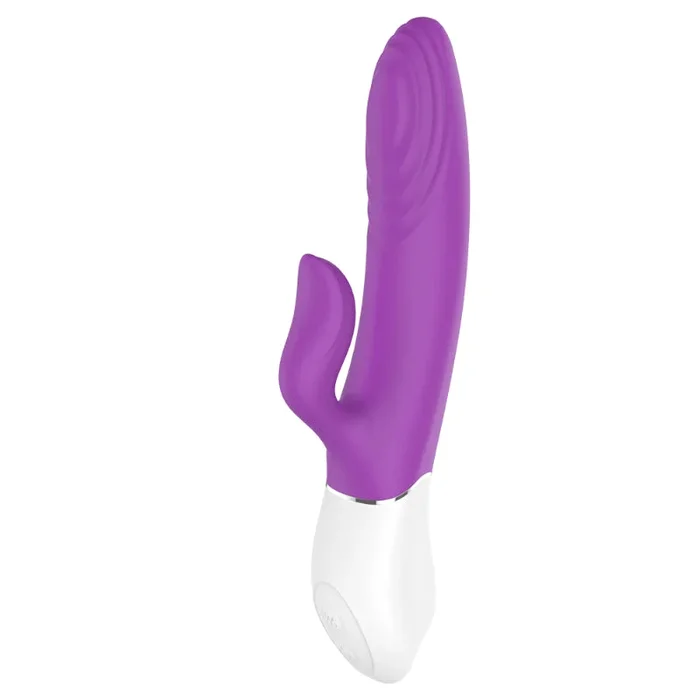 S-Hande Lighter Thrusting Rabbit Vibrator – Purple