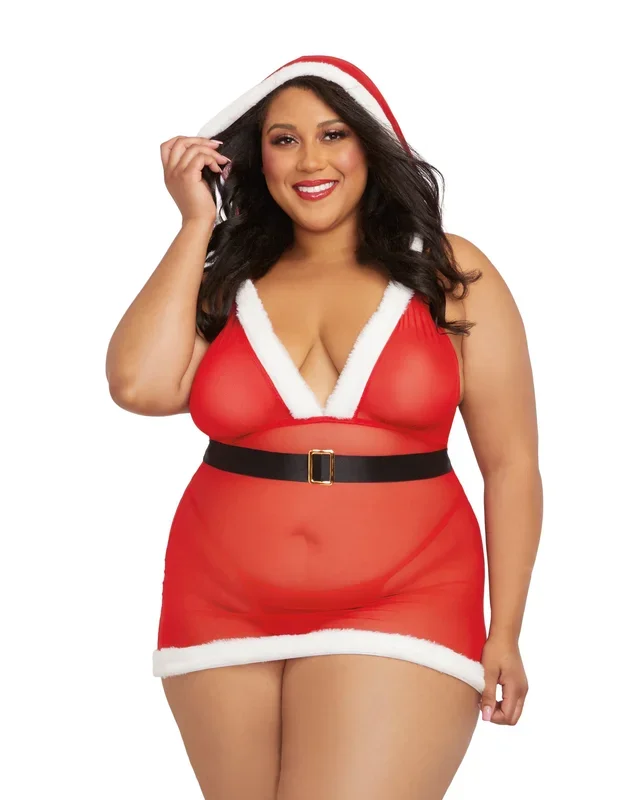 Santa Cutie – Queen Size – Lipstick Red