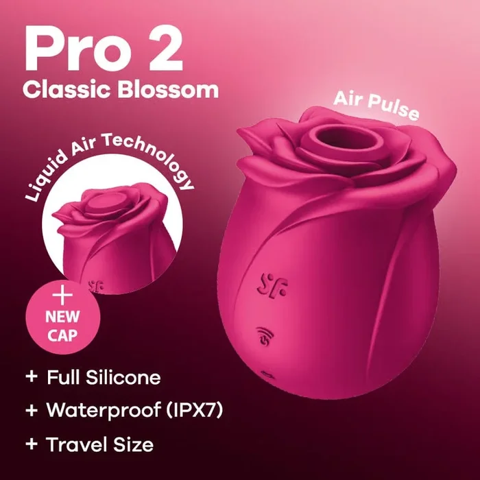 Satisfyer – Pro 2 Classic Blossom 阴蒂空气刺激器（粉色）