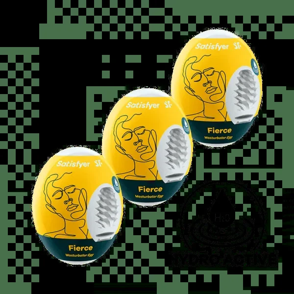 Satisfyer Masturbator Egg 3er Set (Fierce) Yellow